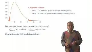 Lecture 12.1: n.  A chi-squared test: 3. The denouement — [Probability | Santosh S. Venkatesh]
