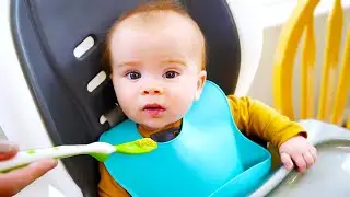 Baby Lucas Tries Food for the First Time!