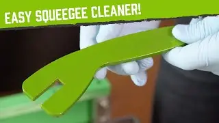 Clean Filthy Squeegees Quicker and Easier with the Action Engineering Squeegee Cleaner