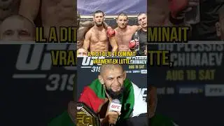 Khamzat Chimaev r&eacute;pond &agrave; Sean Strickland 😭