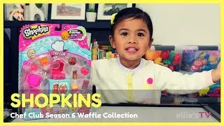 Shopkins Waffle Collection Chef Club Season 6 (Toy Videos for Children)