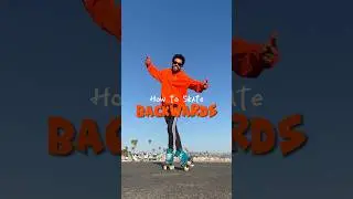 How to Roller Skate Backwards (Beginners) #rollerskating #tutorial