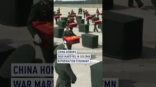 China honors war martyrs in solemn repatriation ceremony