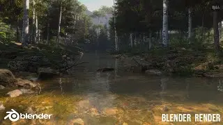Realistic Forest environment with 19,00,000 polygons & It takes three days to render #3d