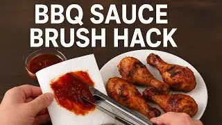 Genius BBQ Sauce Brush Hack! No Mess, No Brush Needed 🍗🔥