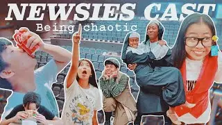 Newsies Cast Being Chaotic For 8 Minutes (Almost)