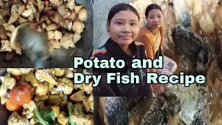 Potato & Dry Fish Recipe 