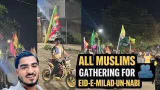 Grand Eid-e-Milad-un-Nabi Night Rally at Kodinar🥳🕋 Muslim Unity Procession🫂