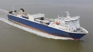 P&O Tilbury Zeebrugge freight ferry