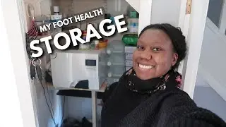 Inside My FOOT HEALTH STORAGE CUPBOARD | Foot Health Practitioner Foot Care | By Not A Pod