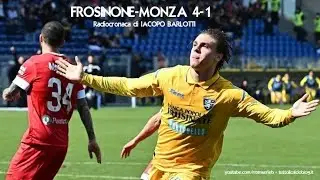 Frosinone-Monza 4-1 - Radiocronaca di Iacopo Barlotti (25/4/2022) Rai Radio 1