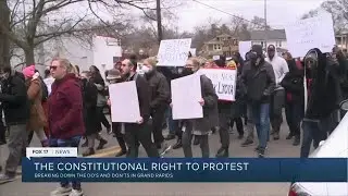 The constitutional right to protest