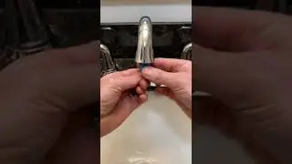 Fix a Slow Running Bathroom Faucet💧 #plumbing #diy #tips