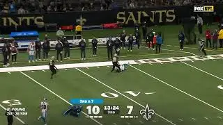Bryce Young Throws It Up, Xavier Legette Snags it Against Saints
