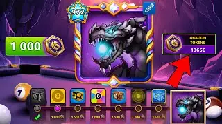 8 ball pool NEW Animated Avatar 😍 Dragon 20k Tokens Collected - ITz BILAL gaming
