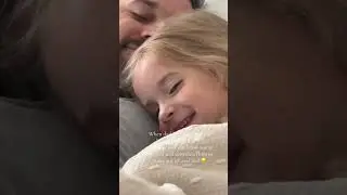 When dad takes you outyour bed to cuddle and nap together but you know you're spoiled and convinced