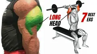 7 BEST LONG HEAD TRICEPS EXERCISES AT GYM / MUSCULATION LONGUE PORTION DES TRICEPS