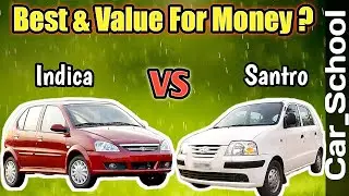 Indica Vs Santro Second Hand Best Car | Hyundai Santro Or Tata Indica Best Comparison|#Car_School