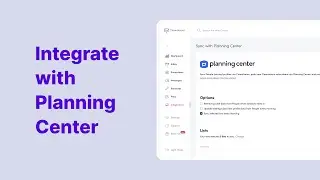 Planning Center Texting Integration