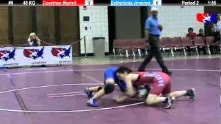 2011 U.S. Open FRI WM 48 KG: Courtney Martell vs. Esthefania Jimenez Champ. Round 1