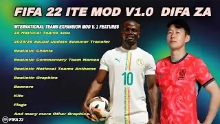 FIFA 22 INTERNATIONAL TEAMS EXPANSION MOD V1.0