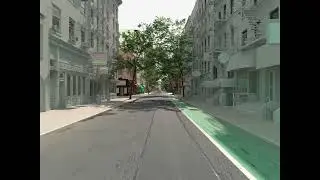 3d modeling and render street