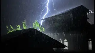 Heavy Rain Sounds ASMR for Insomnia and Anxiety