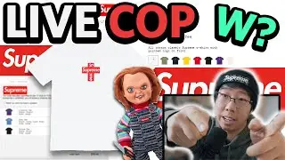 Футболка с логотипом Cross Box Live Cop! (Руководство пользователя Supreme FW20, неделя 17, покупка онлайн и проверка бота)
