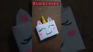 diy unicorn pen/pencil topper with cardboard #trashtotreasure #papercraft