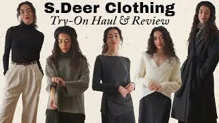 Winter to Spring 2025 Simple Chic Transitional Outfit Ideas ft. S.DEER | French/Parisian Style