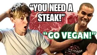Tyson VS Vegan Gains DEBATE!
