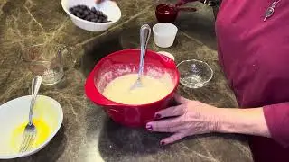Blueberry pancakes