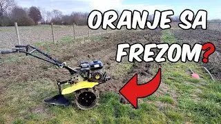 Oranje s ADK-GT800B motokultivatorom i VILLAGER VTB 852 plugom