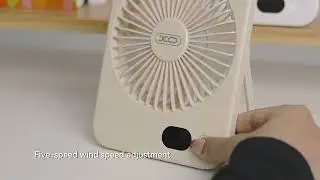 Вентилятор XO MF99 Slim настільний, підвісний з вбуд  акум  1200mAh