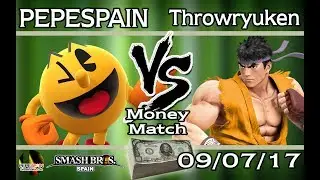 [Money Match] PEPESPAIN (PAC-MAN) vs Throwryuken (Ryu) - Bo5