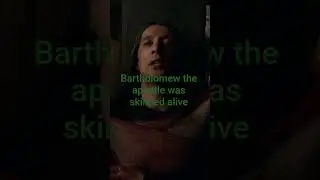 Bartholomew skinned alive by his executioners as he prayed loud#biblestories #disciplesofjesus#faith