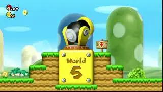 New Super Mario Bros Wii - Speed Run Test - World 1