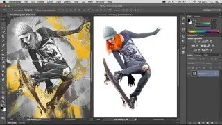 How to create Abstract Art Photoshop Action Tutorial