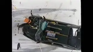 Subaru legacy pole crash test iihs 40 miles per hour