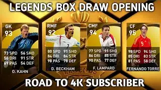 LEGENDS BOX DRAW OPENING IN PES 21 MOBILE