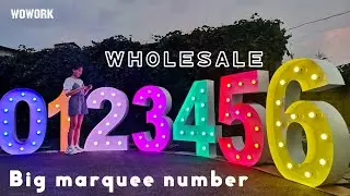 WOWORK direct manufacturer of marquee letters | one stop solution of event planning