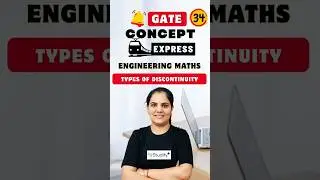 #34 Types of Discontinuity in Calculus 🔥 Engineering Maths | Concept Express | #Shorts