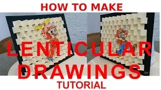 TUTORIAL: How to draw MAGIC LENTICULAR DRAWINGS!!