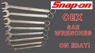 Набор комбинированных гаечных ключей Snap-On OEX: преображение из грязного в великолепный! Готов ...
