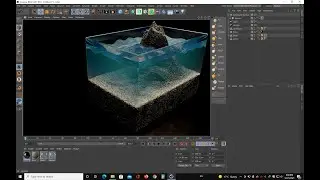 Making a 3D glass aquarium in cinema 4d