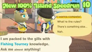 100% Animal Crossing Island Speedrun 10 (streamed 11/24/25)