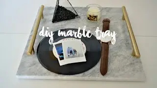 DIY MARBLE TRAY