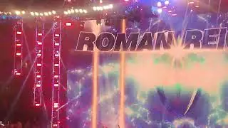 Roman reigns and the usos entrance at wrestlemania backlash 2022