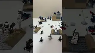 Я объединил 10 боевых наборов Lego Star Wars #lego #starwars #moc #disney