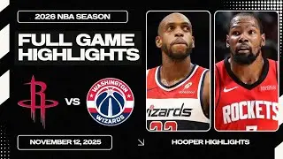 Washington Wizards vs Houston Rockets Full Game Highlights | Nov 12 | 2026 NBA Season